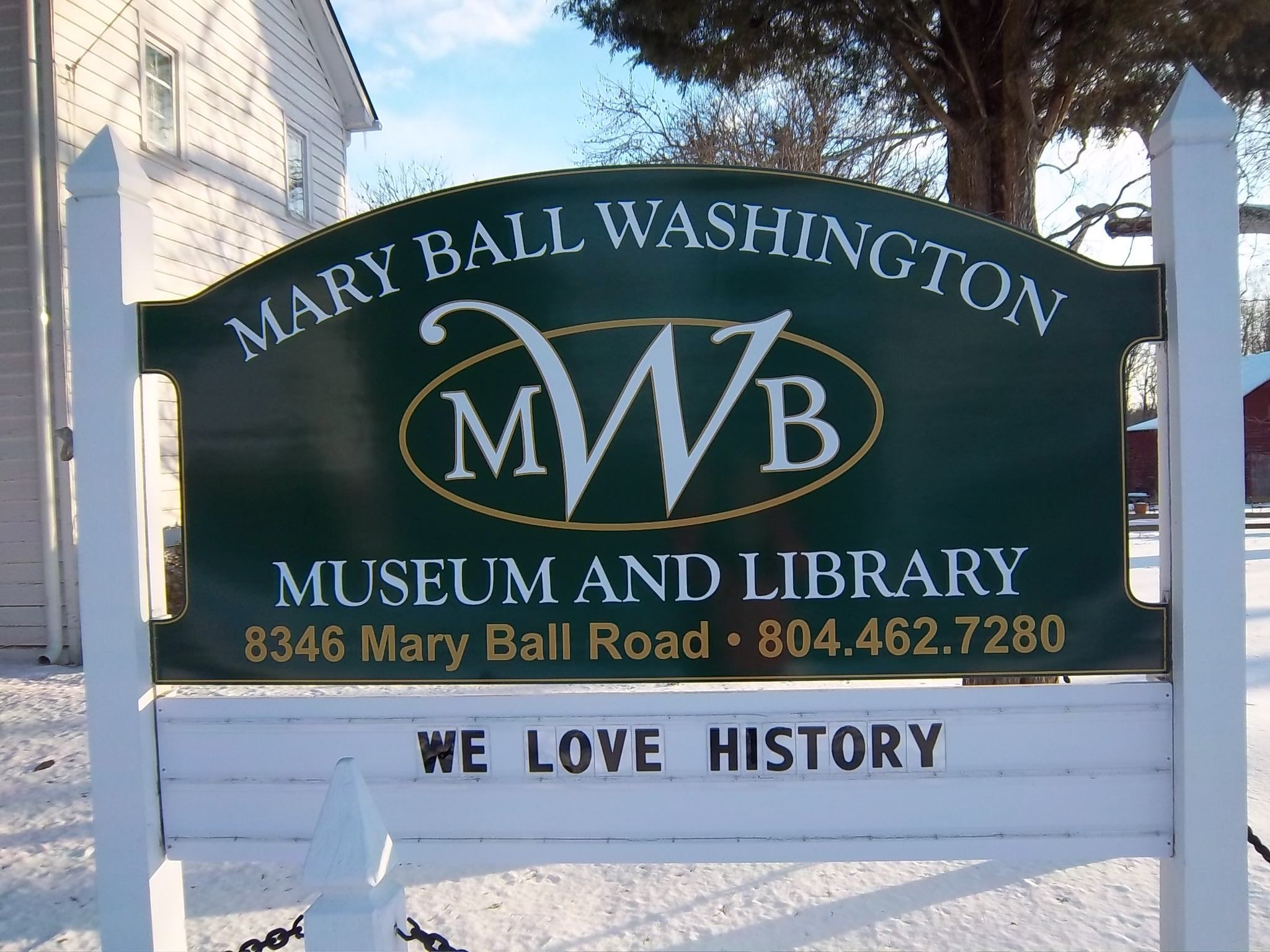 Lancaster VA Historical SocietyMary Ball Washington Museum Library