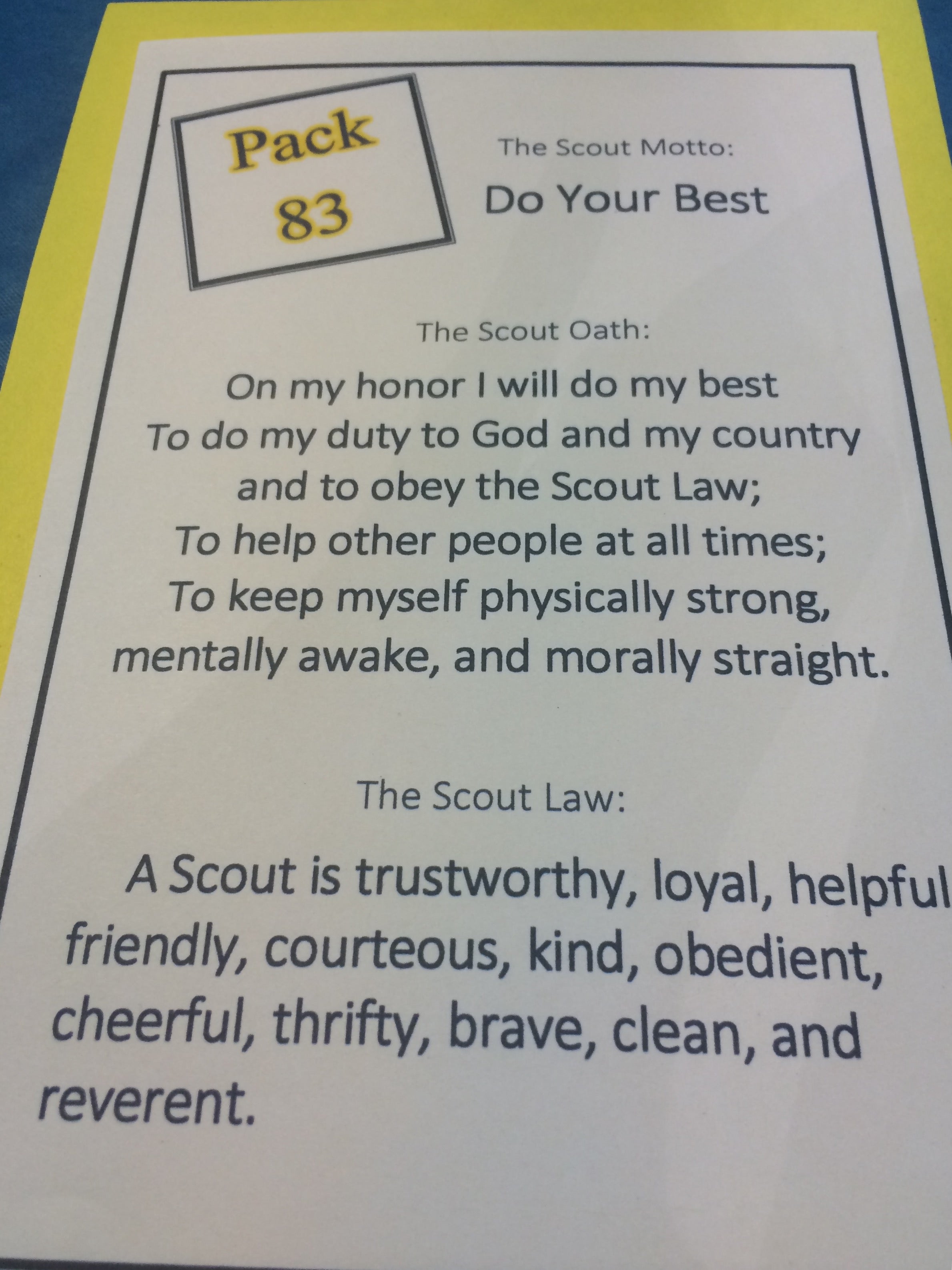 Cub Scout Pack 83 Cub Scout Pack 83